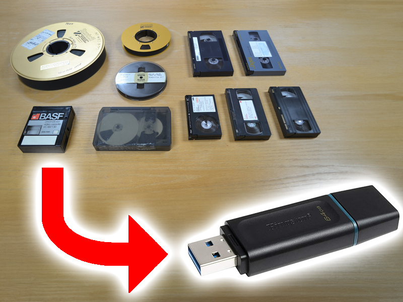 Digitalizzazione MINIDV VHS nastri